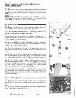 1997 Johnsoon Evinrude "EU" 50 thru 70 3-Cylinder Service Manual, P/N 507266, Page 44