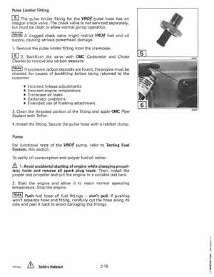 1997 Johnsoon Evinrude "EU" 50 thru 70 3-Cylinder Service Manual, P/N 507266, Page 73