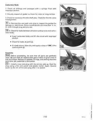 1997 Johnsoon Evinrude "EU" 50 thru 70 3-Cylinder Service Manual, P/N 507266, Page 90