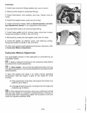 1997 Johnsoon Evinrude "EU" 50 thru 70 3-Cylinder Service Manual, P/N 507266, Page 92