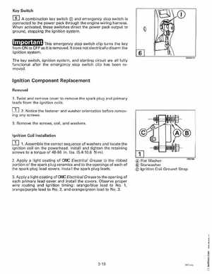 1997 Johnsoon Evinrude "EU" 50 thru 70 3-Cylinder Service Manual, P/N 507266, Page 114