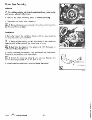 1997 Johnsoon Evinrude "EU" 50 thru 70 3-Cylinder Service Manual, P/N 507266, Page 117