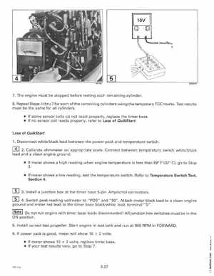 1997 Johnsoon Evinrude "EU" 50 thru 70 3-Cylinder Service Manual, P/N 507266, Page 123