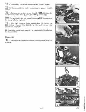 1997 Johnsoon Evinrude "EU" 50 thru 70 3-Cylinder Service Manual, P/N 507266, Page 149