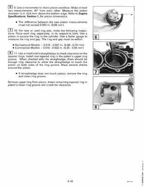 1997 Johnsoon Evinrude "EU" 50 thru 70 3-Cylinder Service Manual, P/N 507266, Page 155