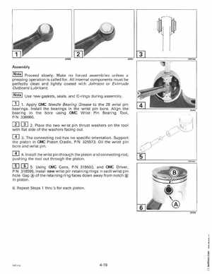 1997 Johnsoon Evinrude "EU" 50 thru 70 3-Cylinder Service Manual, P/N 507266, Page 156