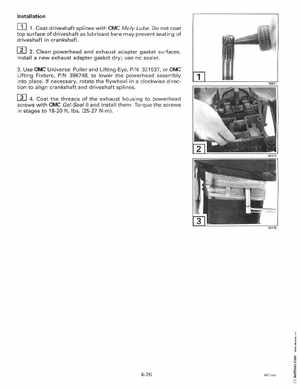 1997 Johnsoon Evinrude "EU" 50 thru 70 3-Cylinder Service Manual, P/N 507266, Page 163