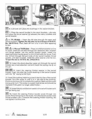 1997 Johnsoon Evinrude "EU" 50 thru 70 3-Cylinder Service Manual, P/N 507266, Page 185