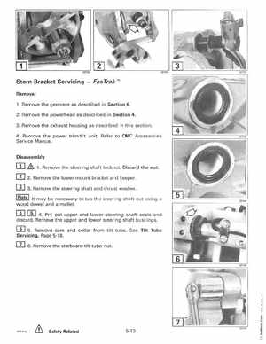 1997 Johnsoon Evinrude "EU" 50 thru 70 3-Cylinder Service Manual, P/N 507266, Page 187