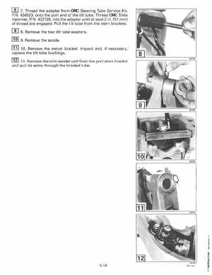 1997 Johnsoon Evinrude "EU" 50 thru 70 3-Cylinder Service Manual, P/N 507266, Page 188