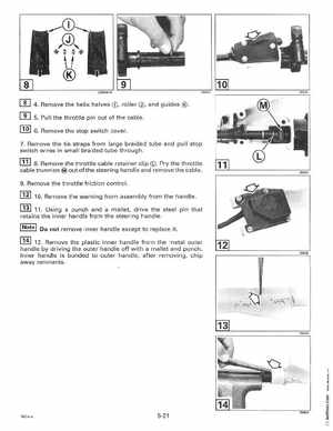 1997 Johnsoon Evinrude "EU" 50 thru 70 3-Cylinder Service Manual, P/N 507266, Page 195