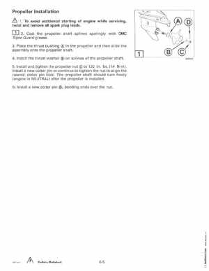 1997 Johnsoon Evinrude "EU" 50 thru 70 3-Cylinder Service Manual, P/N 507266, Page 203