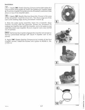 1997 Johnsoon Evinrude "EU" 50 thru 70 3-Cylinder Service Manual, P/N 507266, Page 205