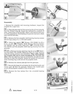 1997 Johnsoon Evinrude "EU" 50 thru 70 3-Cylinder Service Manual, P/N 507266, Page 208