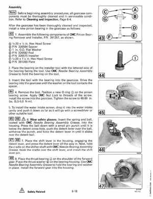 1997 Johnsoon Evinrude "EU" 50 thru 70 3-Cylinder Service Manual, P/N 507266, Page 216