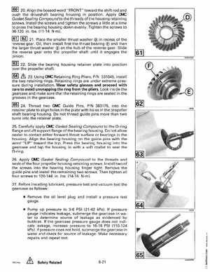 1997 Johnsoon Evinrude "EU" 50 thru 70 3-Cylinder Service Manual, P/N 507266, Page 219