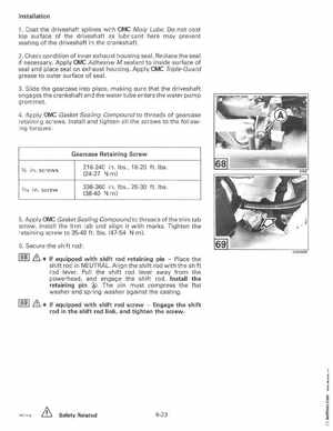 1997 Johnsoon Evinrude "EU" 50 thru 70 3-Cylinder Service Manual, P/N 507266, Page 221