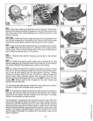 1997 Johnsoon Evinrude "EU" 50 thru 70 3-Cylinder Service Manual, P/N 507266, Page 229
