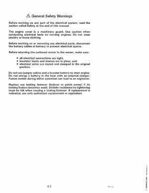 1997 Johnsoon Evinrude "EU" 50 thru 70 3-Cylinder Service Manual, P/N 507266, Page 232