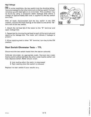1997 Johnsoon Evinrude "EU" 50 thru 70 3-Cylinder Service Manual, P/N 507266, Page 243