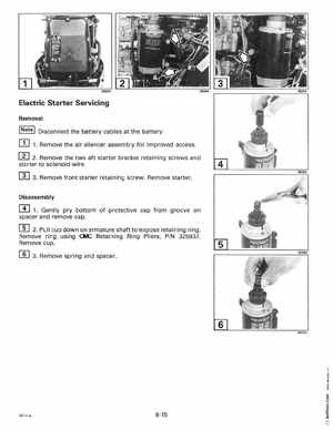 1997 Johnsoon Evinrude "EU" 50 thru 70 3-Cylinder Service Manual, P/N 507266, Page 245