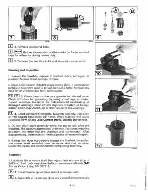 1997 Johnsoon Evinrude "EU" 50 thru 70 3-Cylinder Service Manual, P/N 507266, Page 246