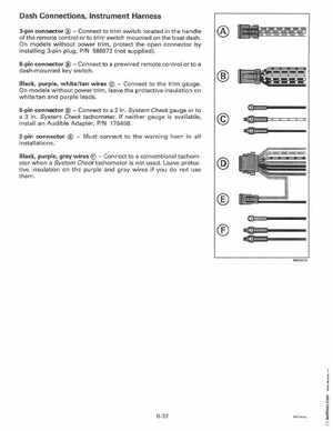 1997 Johnsoon Evinrude "EU" 50 thru 70 3-Cylinder Service Manual, P/N 507266, Page 262