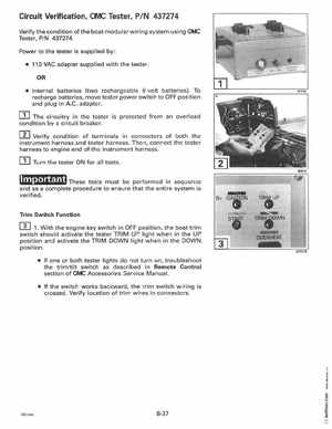 1997 Johnsoon Evinrude "EU" 50 thru 70 3-Cylinder Service Manual, P/N 507266, Page 267