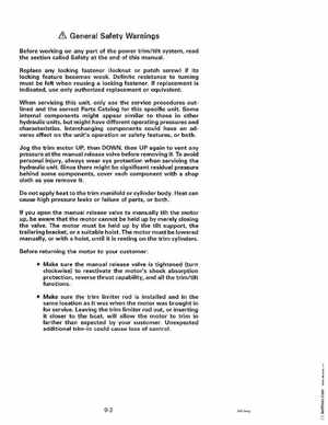 1997 Johnsoon Evinrude "EU" 50 thru 70 3-Cylinder Service Manual, P/N 507266, Page 272