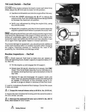 1997 Johnsoon Evinrude "EU" 50 thru 70 3-Cylinder Service Manual, P/N 507266, Page 274