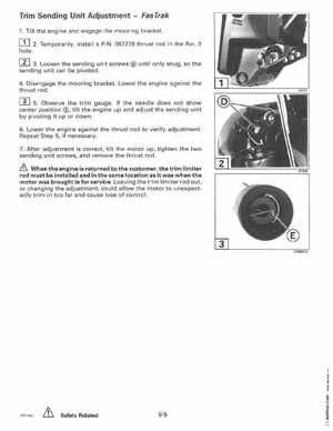 1997 Johnsoon Evinrude "EU" 50 thru 70 3-Cylinder Service Manual, P/N 507266, Page 275