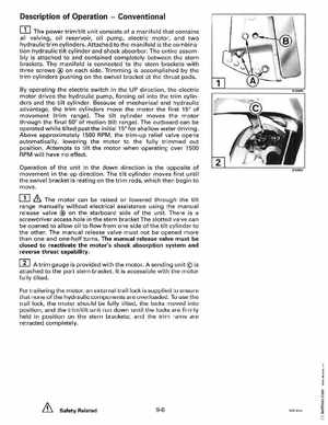 1997 Johnsoon Evinrude "EU" 50 thru 70 3-Cylinder Service Manual, P/N 507266, Page 276