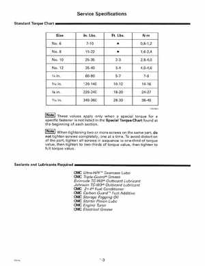 1998 Johnson Evinrude "EC" 125C, 130, 200, 225, 250 90 deg LV Service Manual, P/N 520212, Page 9