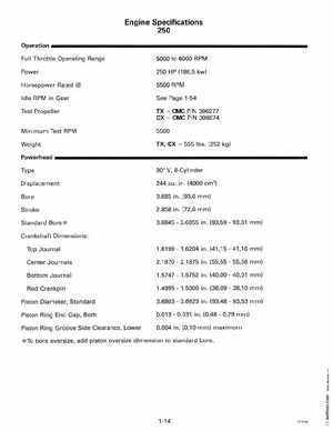 1998 Johnson Evinrude "EC" 125C, 130, 200, 225, 250 90 deg LV Service Manual, P/N 520212, Page 20