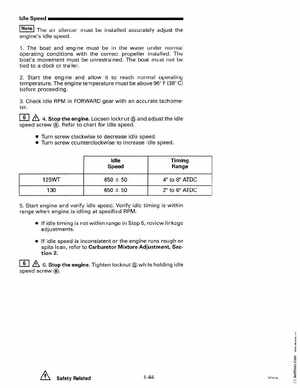 1998 Johnson Evinrude "EC" 125C, 130, 200, 225, 250 90 deg LV Service Manual, P/N 520212, Page 50