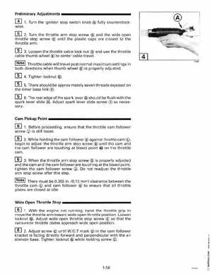 1998 Johnson Evinrude "EC" 125C, 130, 200, 225, 250 90 deg LV Service Manual, P/N 520212, Page 64