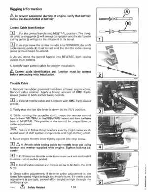 1998 Johnson Evinrude "EC" 125C, 130, 200, 225, 250 90 deg LV Service Manual, P/N 520212, Page 69
