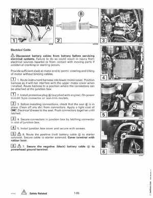 1998 Johnson Evinrude "EC" 125C, 130, 200, 225, 250 90 deg LV Service Manual, P/N 520212, Page 71