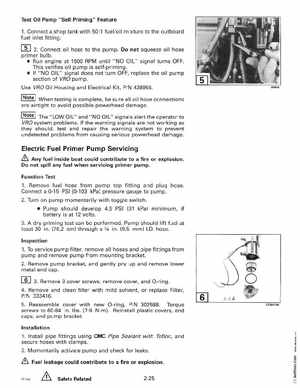 1998 Johnson Evinrude "EC" 125C, 130, 200, 225, 250 90 deg LV Service Manual, P/N 520212, Page 99