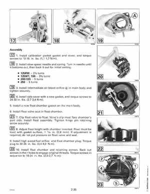 1998 Johnson Evinrude "EC" 125C, 130, 200, 225, 250 90 deg LV Service Manual, P/N 520212, Page 109