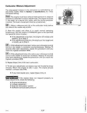 1998 Johnson Evinrude "EC" 125C, 130, 200, 225, 250 90 deg LV Service Manual, P/N 520212, Page 111