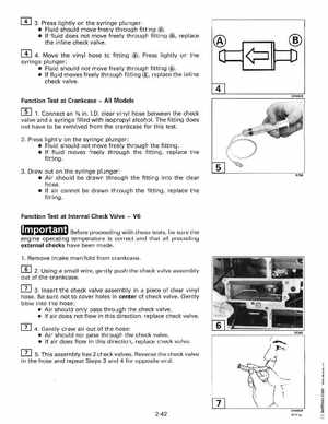 1998 Johnson Evinrude "EC" 125C, 130, 200, 225, 250 90 deg LV Service Manual, P/N 520212, Page 116