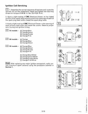 1998 Johnson Evinrude "EC" 125C, 130, 200, 225, 250 90 deg LV Service Manual, P/N 520212, Page 141