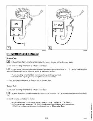 1998 Johnson Evinrude "EC" 125C, 130, 200, 225, 250 90 deg LV Service Manual, P/N 520212, Page 155