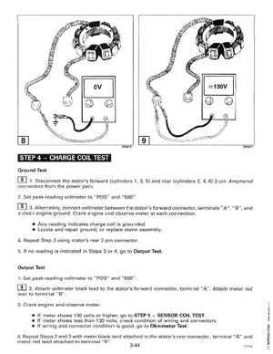 1998 Johnson Evinrude "EC" 125C, 130, 200, 225, 250 90 deg LV Service Manual, P/N 520212, Page 167