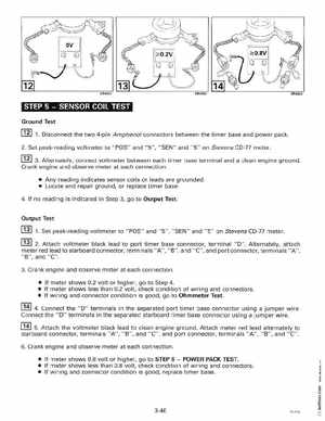 1998 Johnson Evinrude "EC" 125C, 130, 200, 225, 250 90 deg LV Service Manual, P/N 520212, Page 169
