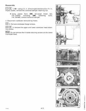 1998 Johnson Evinrude "EC" 125C, 130, 200, 225, 250 90 deg LV Service Manual, P/N 520212, Page 205
