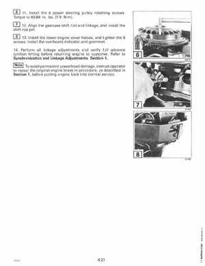 1998 Johnson Evinrude "EC" 125C, 130, 200, 225, 250 90 deg LV Service Manual, P/N 520212, Page 221