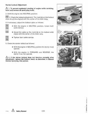 1998 Johnson Evinrude "EC" 125C, 130, 200, 225, 250 90 deg LV Service Manual, P/N 520212, Page 235