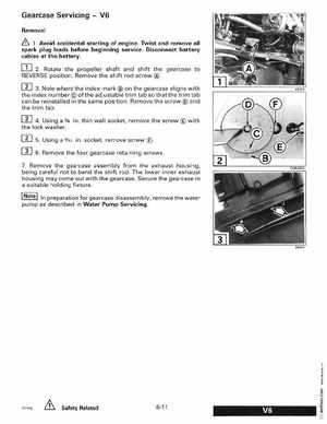 1998 Johnson Evinrude "EC" 125C, 130, 200, 225, 250 90 deg LV Service Manual, P/N 520212, Page 287